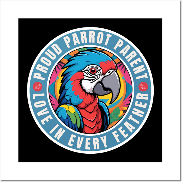 Parrot Wall Art by Pearsville